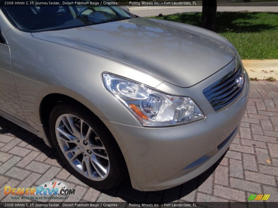 2008 Infiniti G 35 Journey Sedan Desert Platinum Beige / Graphite Photo #29