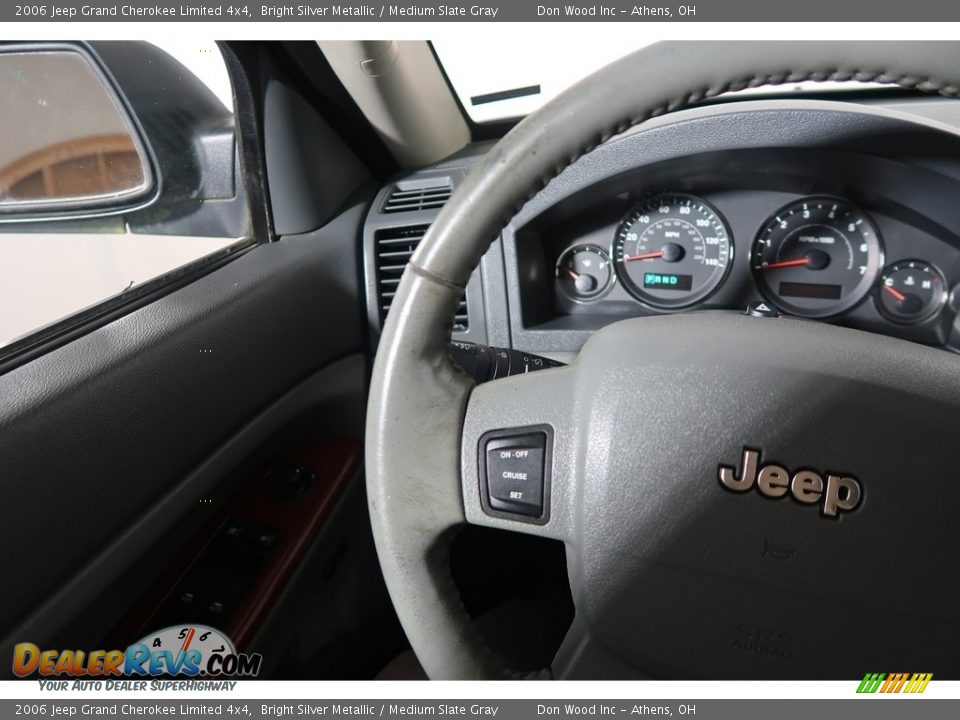2006 Jeep Grand Cherokee Limited 4x4 Bright Silver Metallic / Medium Slate Gray Photo #16