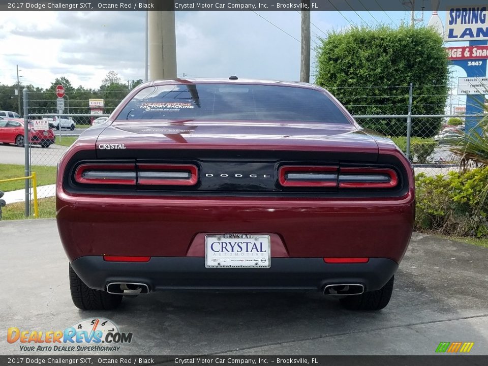 2017 Dodge Challenger SXT Octane Red / Black Photo #4