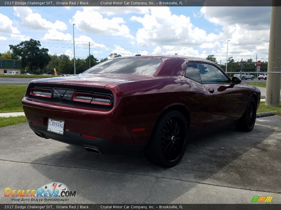 2017 Dodge Challenger SXT Octane Red / Black Photo #5