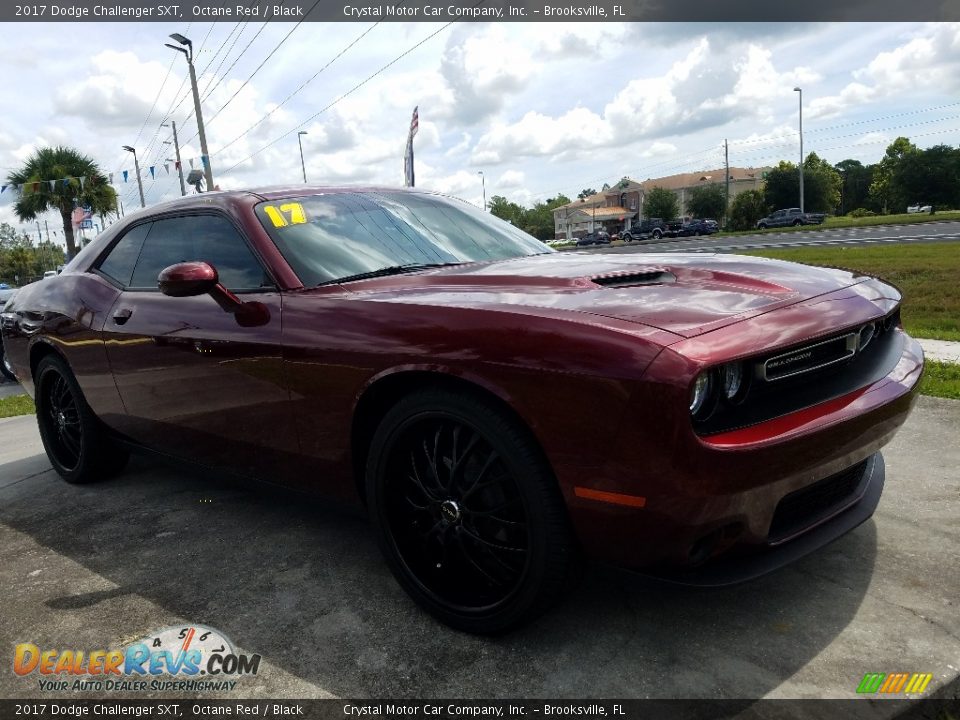 2017 Dodge Challenger SXT Octane Red / Black Photo #7