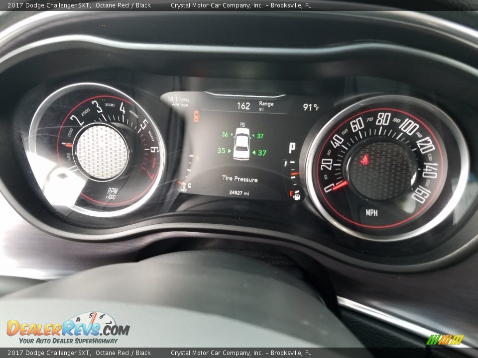 2017 Dodge Challenger SXT Octane Red / Black Photo #13