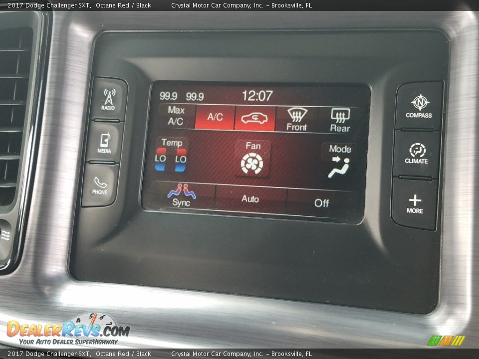 2017 Dodge Challenger SXT Octane Red / Black Photo #14