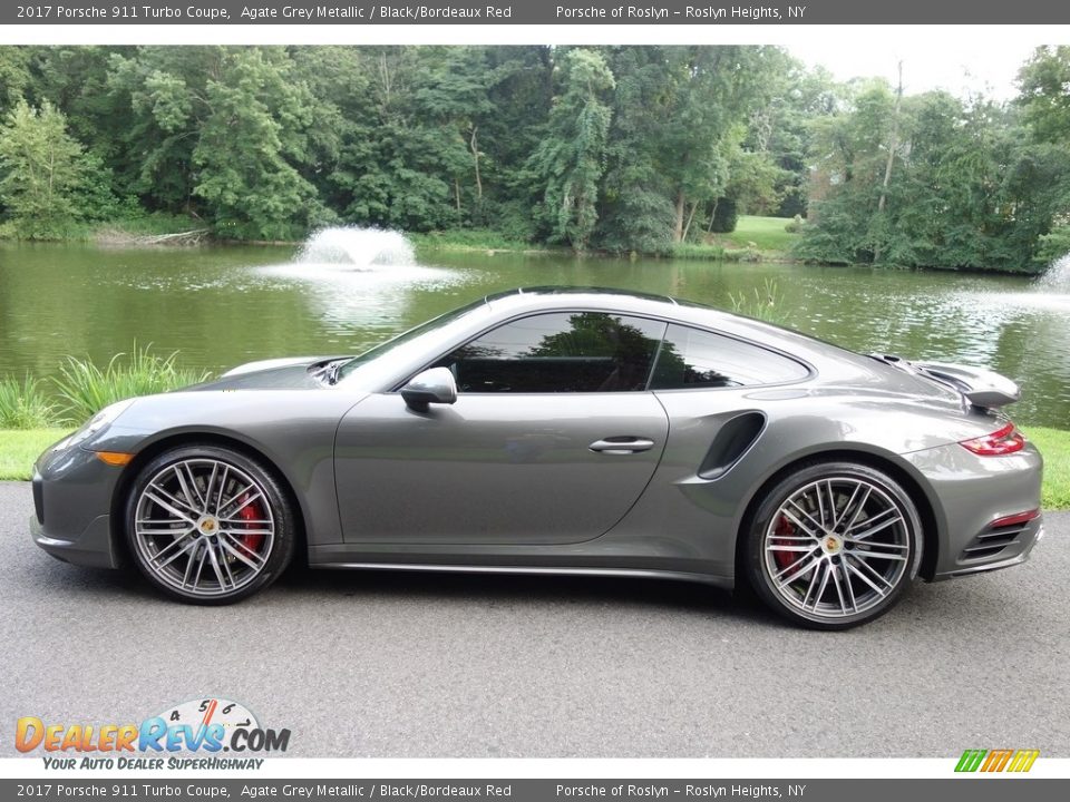 Agate Grey Metallic 2017 Porsche 911 Turbo Coupe Photo #3