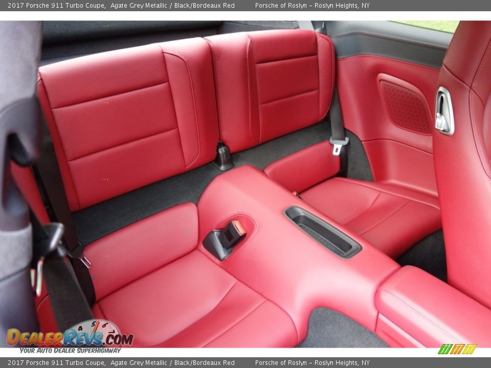 Rear Seat of 2017 Porsche 911 Turbo Coupe Photo #17
