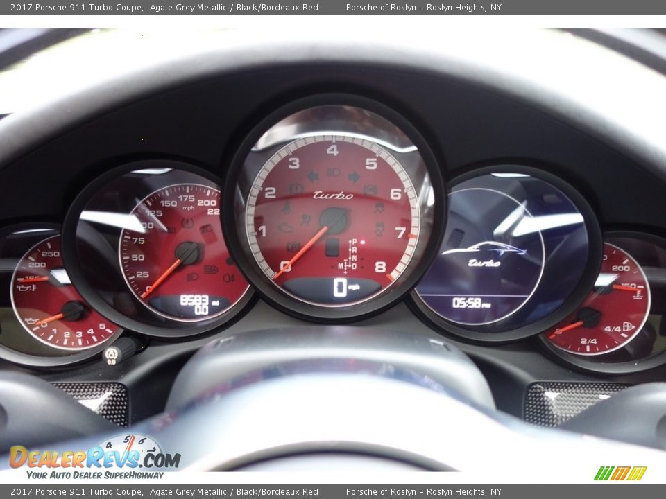 2017 Porsche 911 Turbo Coupe Gauges Photo #20