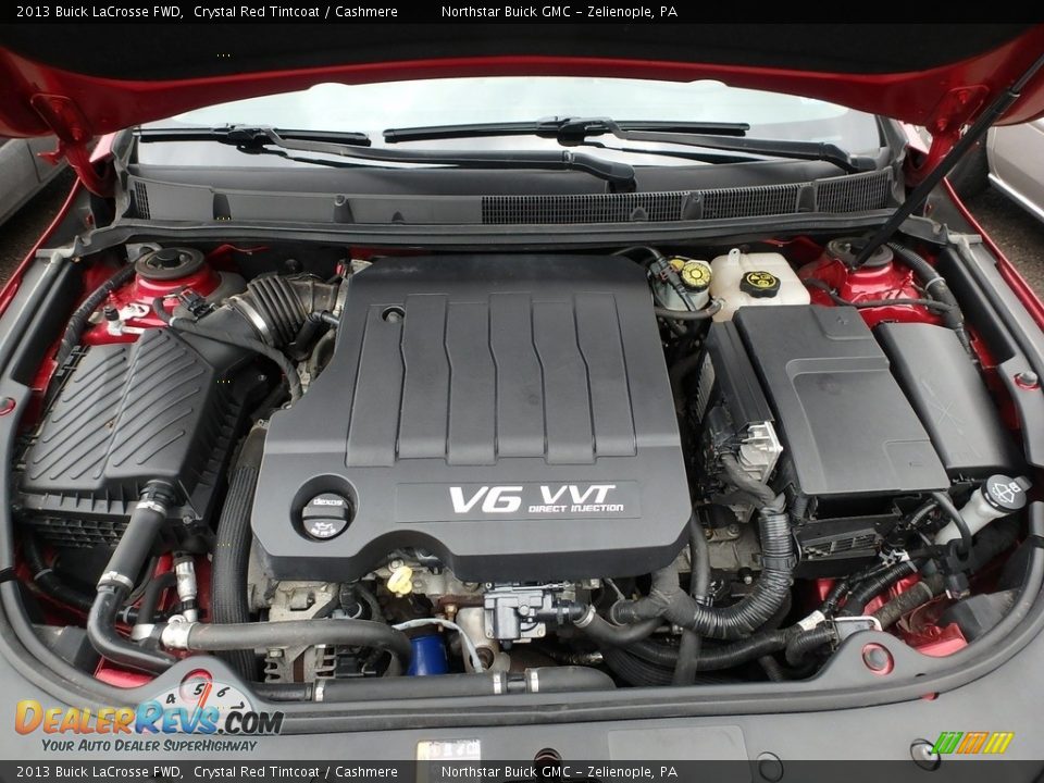 2013 Buick LaCrosse FWD Crystal Red Tintcoat / Cashmere Photo #3