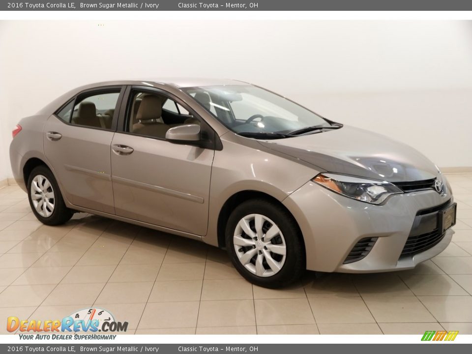 2016 Toyota Corolla LE Brown Sugar Metallic / Ivory Photo #1