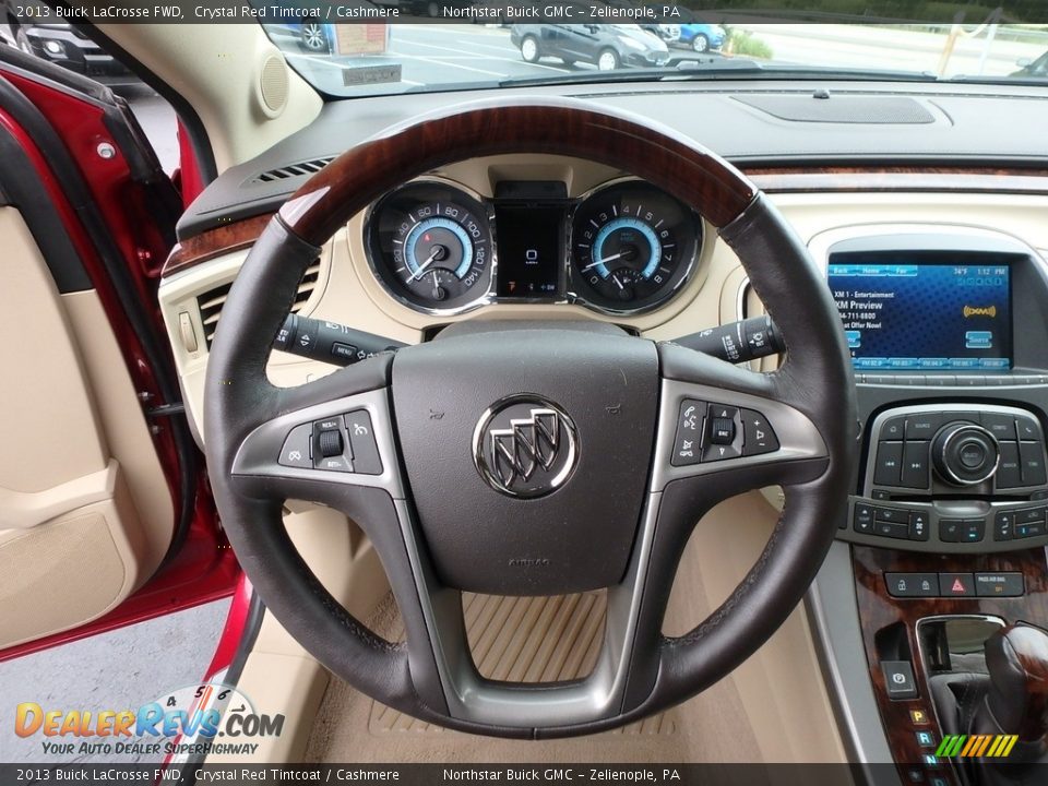 2013 Buick LaCrosse FWD Crystal Red Tintcoat / Cashmere Photo #24