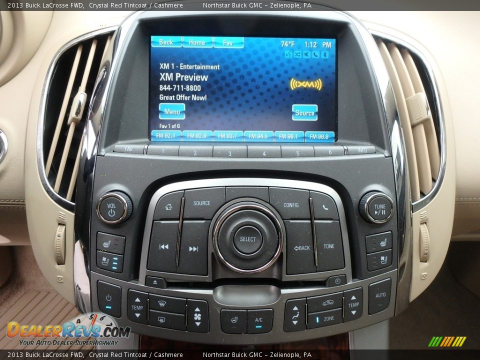 2013 Buick LaCrosse FWD Crystal Red Tintcoat / Cashmere Photo #28