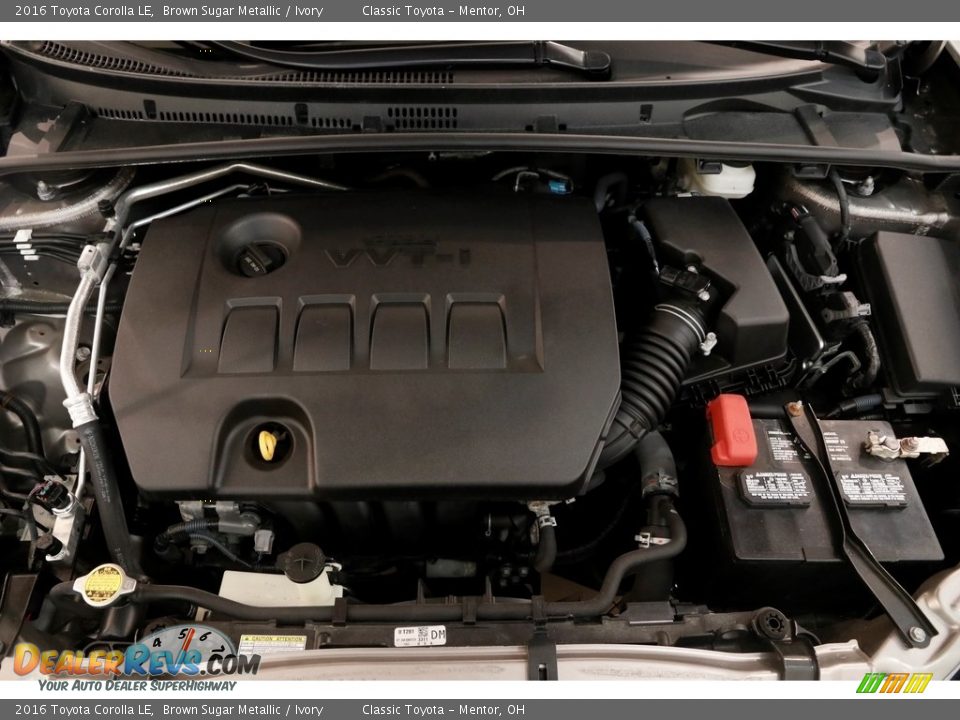 2016 Toyota Corolla LE Brown Sugar Metallic / Ivory Photo #18