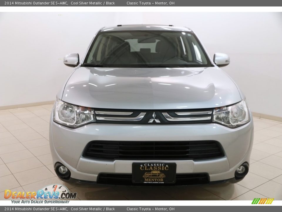 2014 Mitsubishi Outlander SE S-AWC Cool Silver Metallic / Black Photo #2