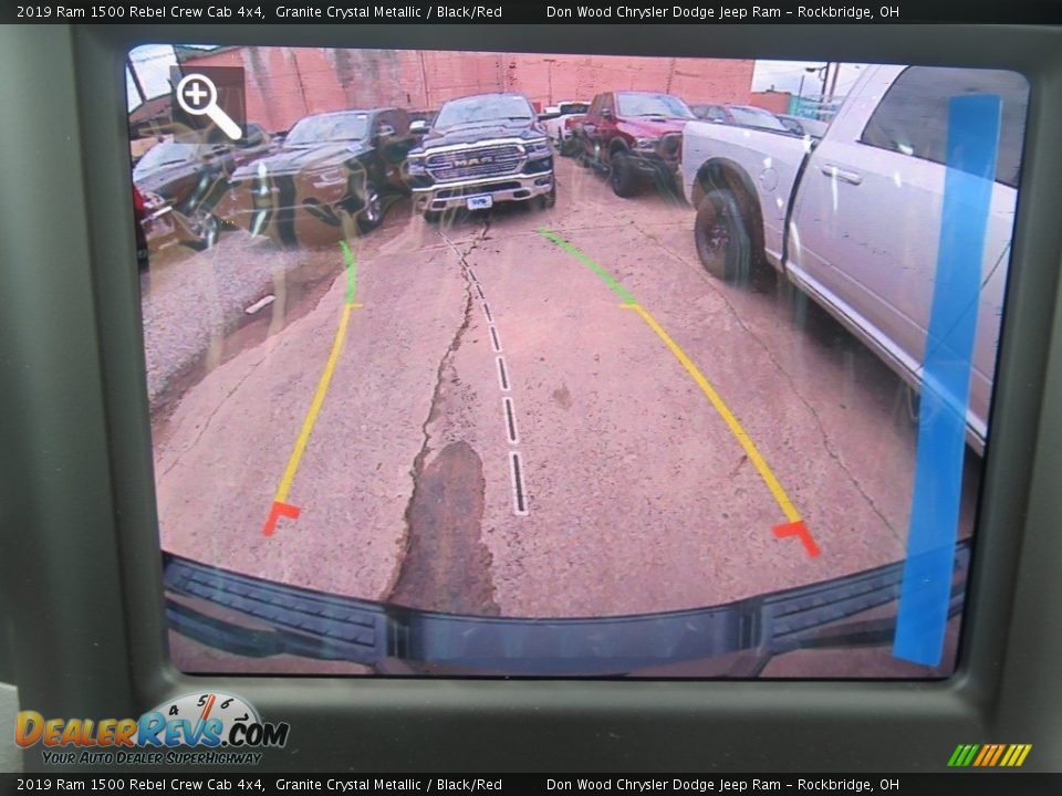 2019 Ram 1500 Rebel Crew Cab 4x4 Granite Crystal Metallic / Black/Red Photo #2