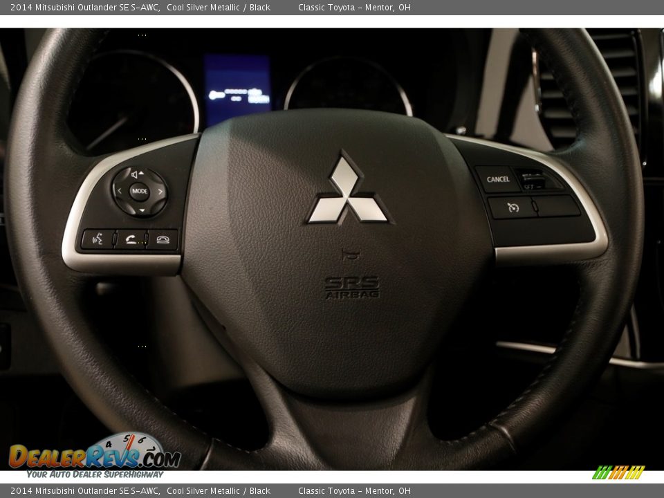 2014 Mitsubishi Outlander SE S-AWC Cool Silver Metallic / Black Photo #6