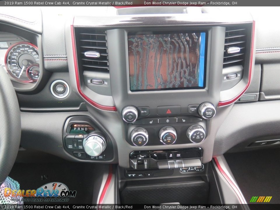 2019 Ram 1500 Rebel Crew Cab 4x4 Granite Crystal Metallic / Black/Red Photo #15