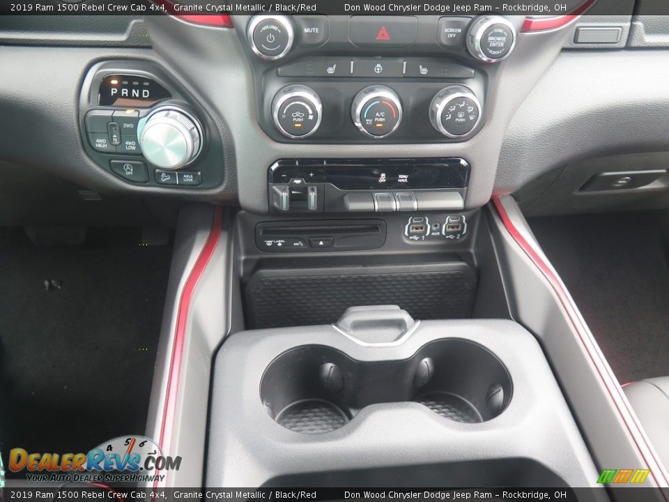 2019 Ram 1500 Rebel Crew Cab 4x4 Granite Crystal Metallic / Black/Red Photo #16