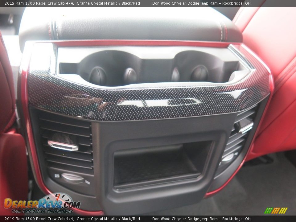 2019 Ram 1500 Rebel Crew Cab 4x4 Granite Crystal Metallic / Black/Red Photo #18