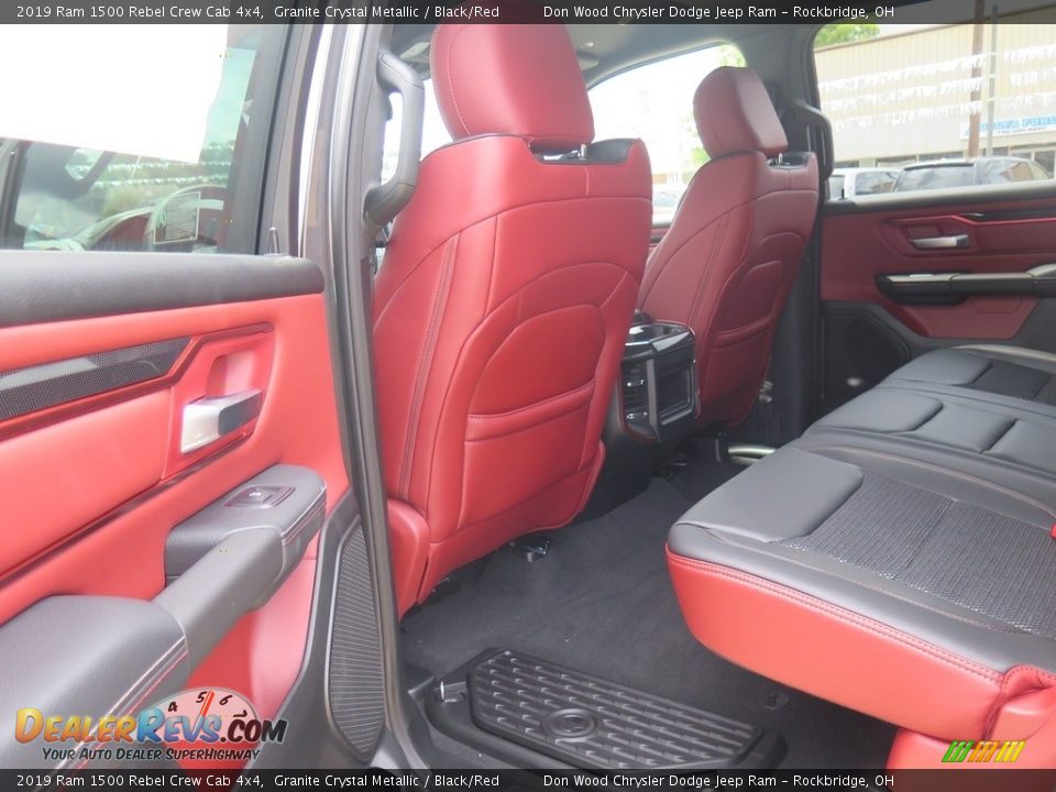 2019 Ram 1500 Rebel Crew Cab 4x4 Granite Crystal Metallic / Black/Red Photo #26