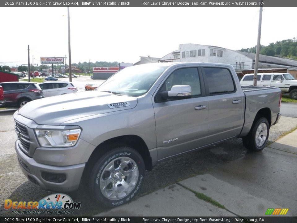 2019 Ram 1500 Big Horn Crew Cab 4x4 Billett Silver Metallic / Black Photo #1