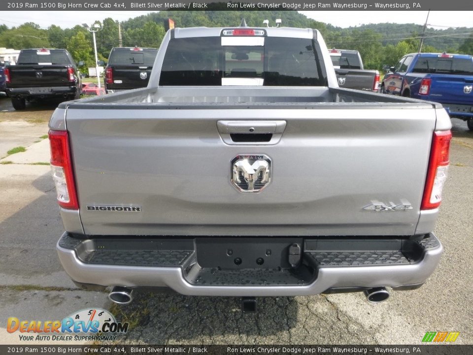 2019 Ram 1500 Big Horn Crew Cab 4x4 Billett Silver Metallic / Black Photo #4