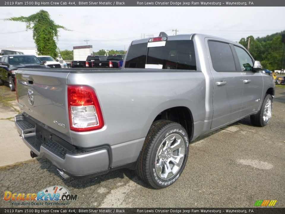 2019 Ram 1500 Big Horn Crew Cab 4x4 Billett Silver Metallic / Black Photo #5