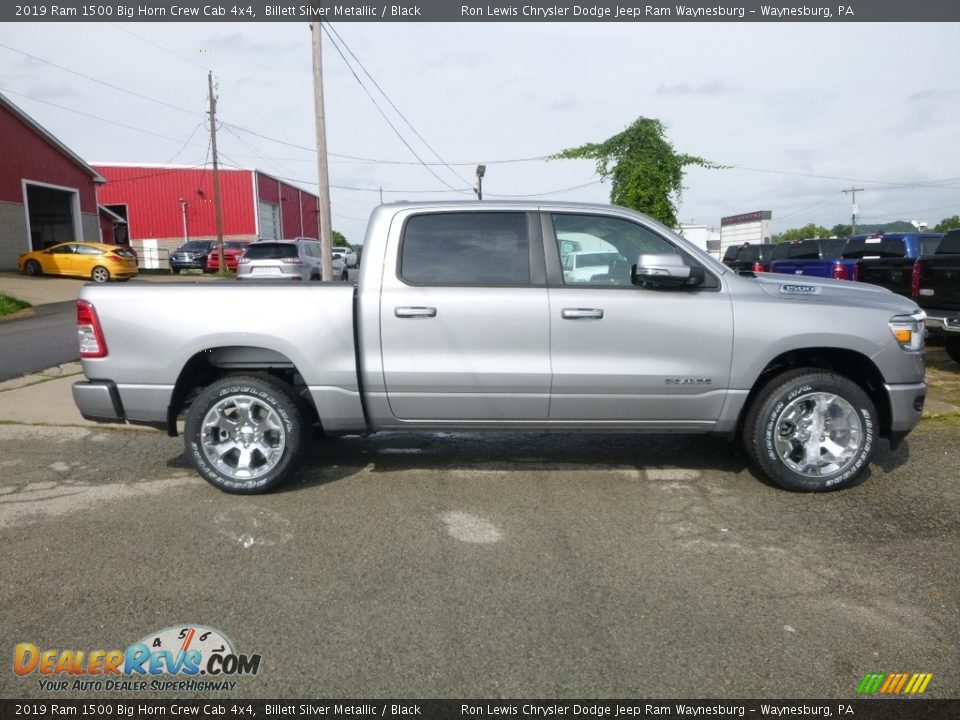2019 Ram 1500 Big Horn Crew Cab 4x4 Billett Silver Metallic / Black Photo #6