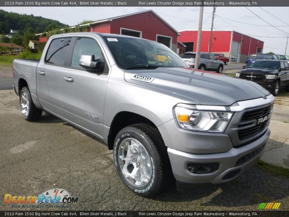 2019 Ram 1500 Big Horn Crew Cab 4x4 Billett Silver Metallic / Black Photo #7