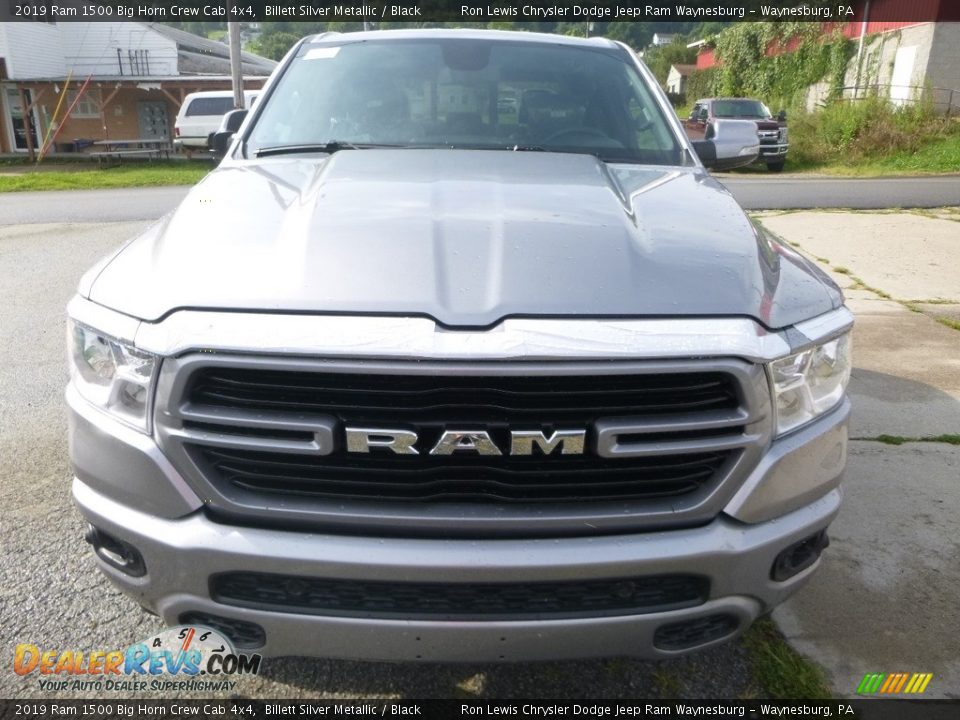 2019 Ram 1500 Big Horn Crew Cab 4x4 Billett Silver Metallic / Black Photo #8