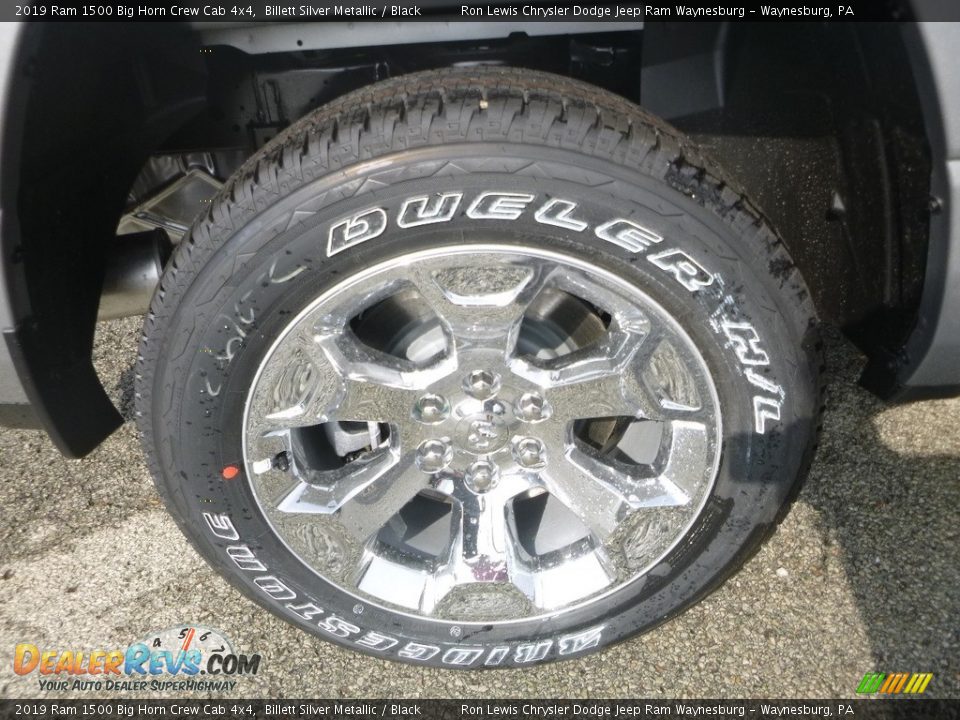 2019 Ram 1500 Big Horn Crew Cab 4x4 Billett Silver Metallic / Black Photo #9