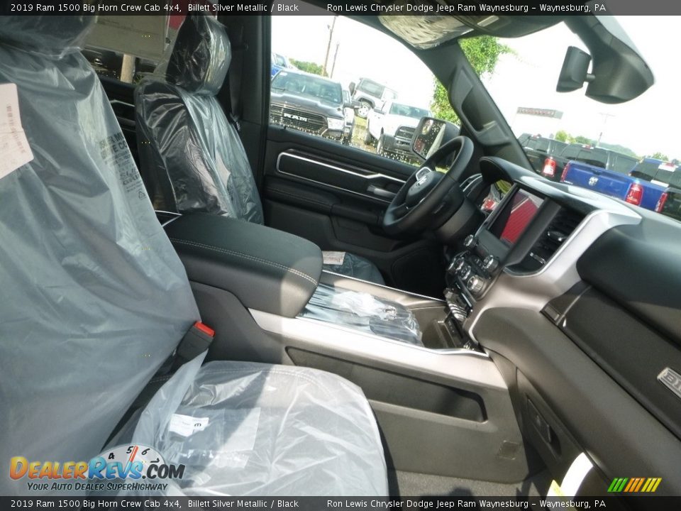 2019 Ram 1500 Big Horn Crew Cab 4x4 Billett Silver Metallic / Black Photo #12