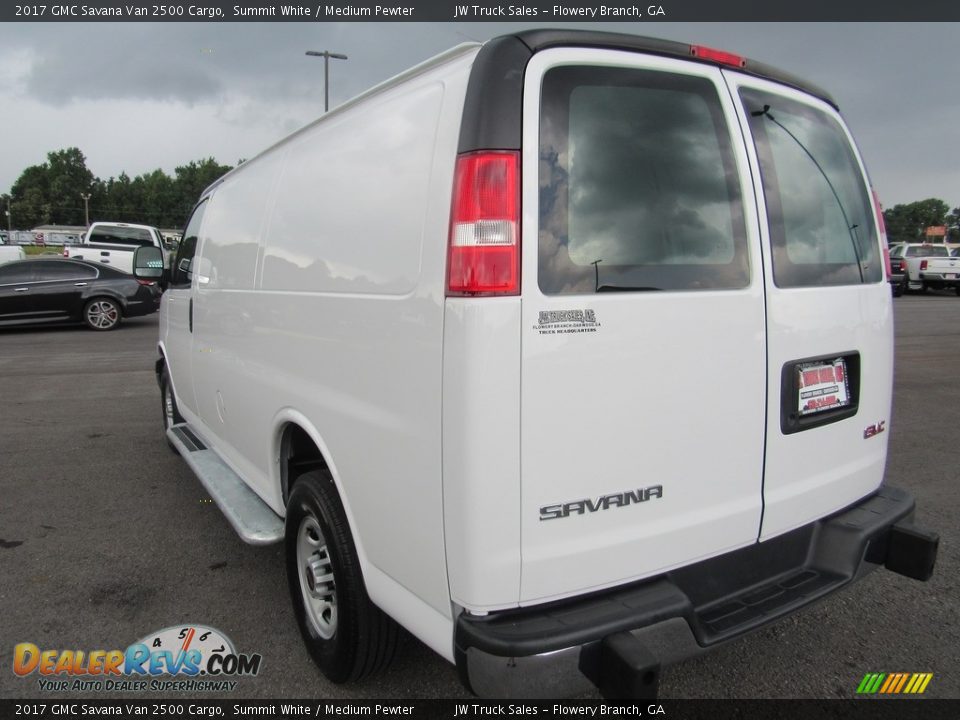 2017 GMC Savana Van 2500 Cargo Summit White / Medium Pewter Photo #3