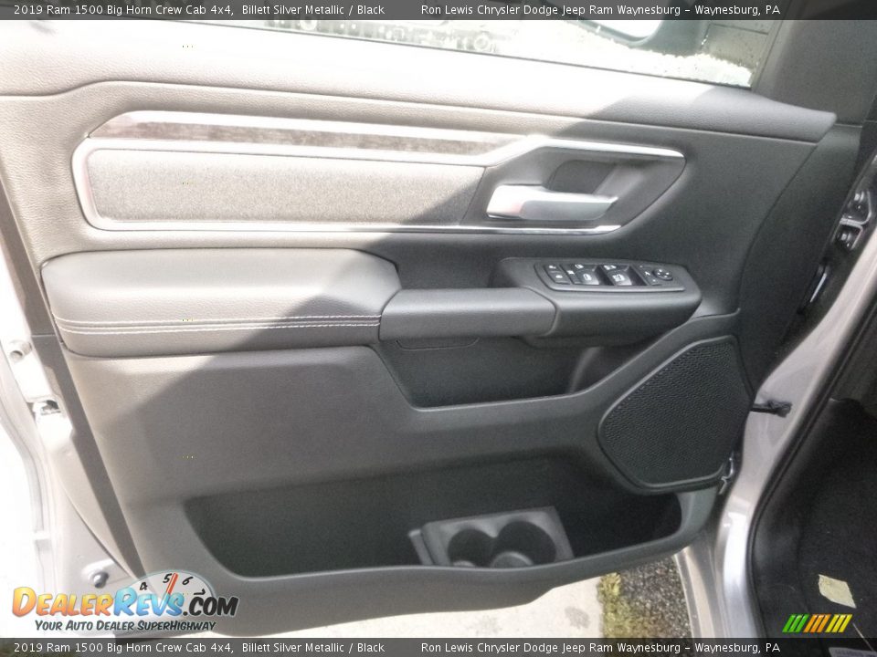 2019 Ram 1500 Big Horn Crew Cab 4x4 Billett Silver Metallic / Black Photo #14