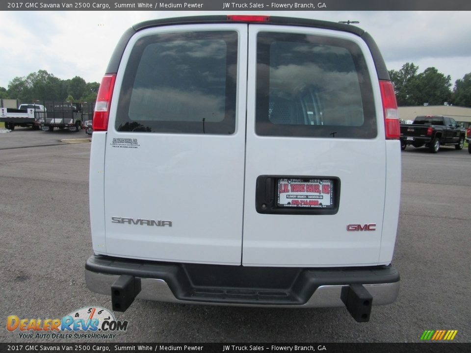 2017 GMC Savana Van 2500 Cargo Summit White / Medium Pewter Photo #4