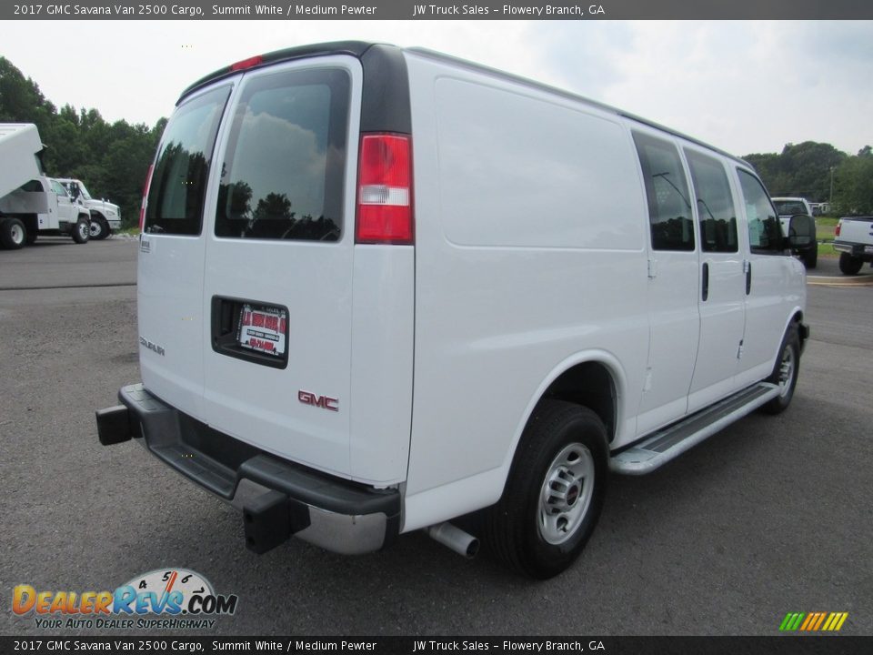 2017 GMC Savana Van 2500 Cargo Summit White / Medium Pewter Photo #5