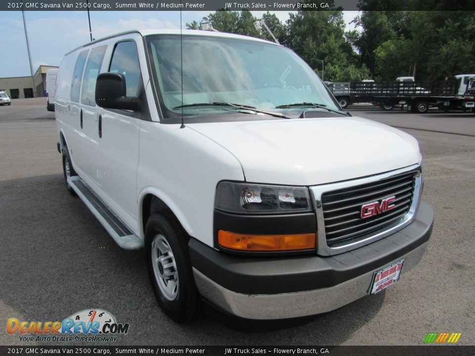 2017 GMC Savana Van 2500 Cargo Summit White / Medium Pewter Photo #7