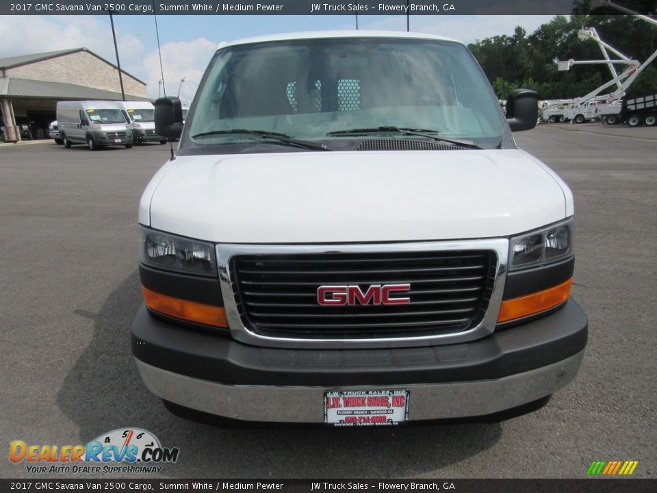 2017 GMC Savana Van 2500 Cargo Summit White / Medium Pewter Photo #8
