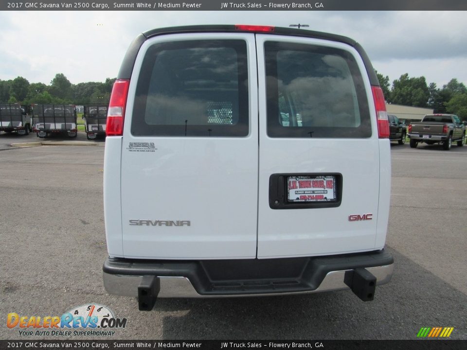 2017 GMC Savana Van 2500 Cargo Summit White / Medium Pewter Photo #9
