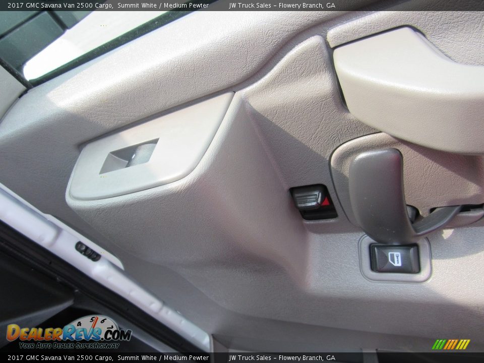 2017 GMC Savana Van 2500 Cargo Summit White / Medium Pewter Photo #19