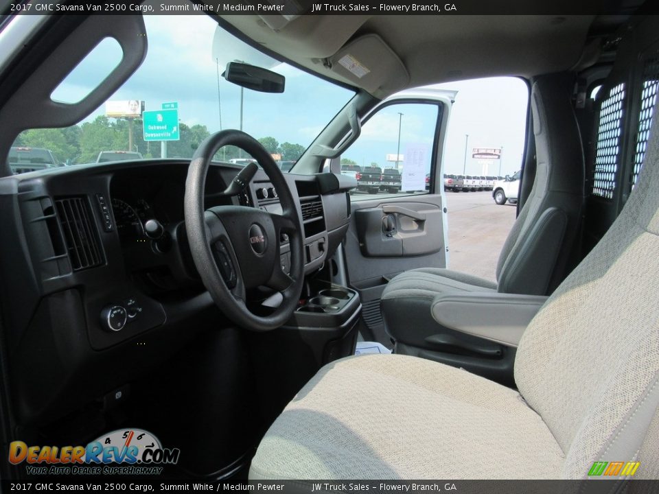 2017 GMC Savana Van 2500 Cargo Summit White / Medium Pewter Photo #26