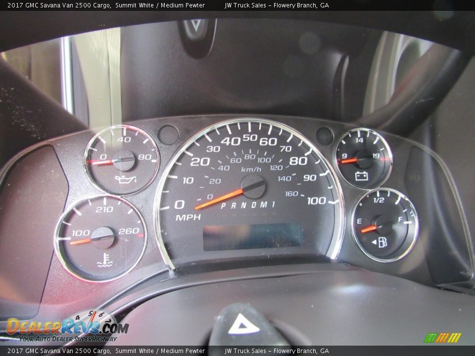 2017 GMC Savana Van 2500 Cargo Summit White / Medium Pewter Photo #29