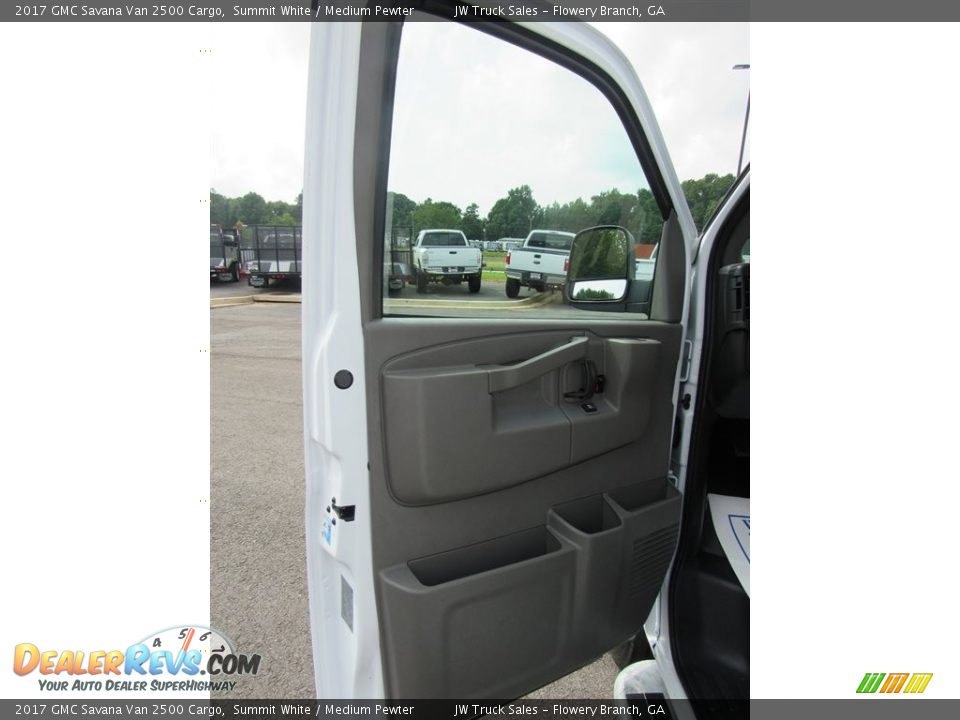 2017 GMC Savana Van 2500 Cargo Summit White / Medium Pewter Photo #30