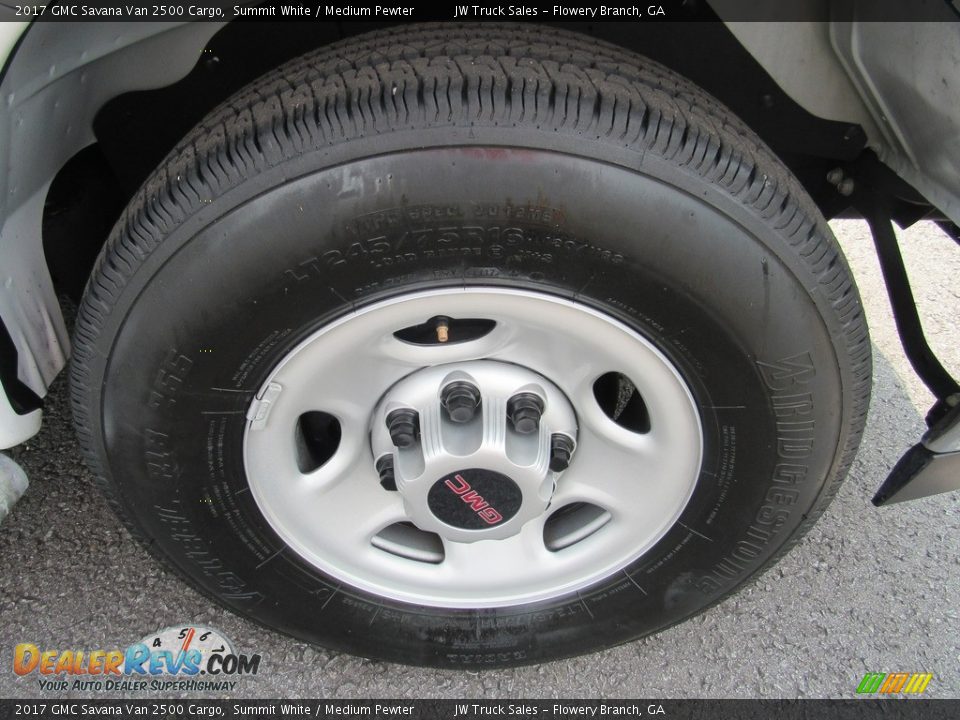 2017 GMC Savana Van 2500 Cargo Summit White / Medium Pewter Photo #35