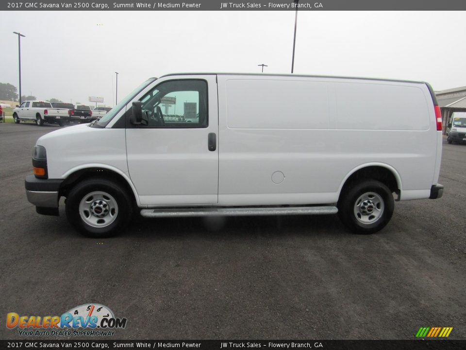 2017 GMC Savana Van 2500 Cargo Summit White / Medium Pewter Photo #2