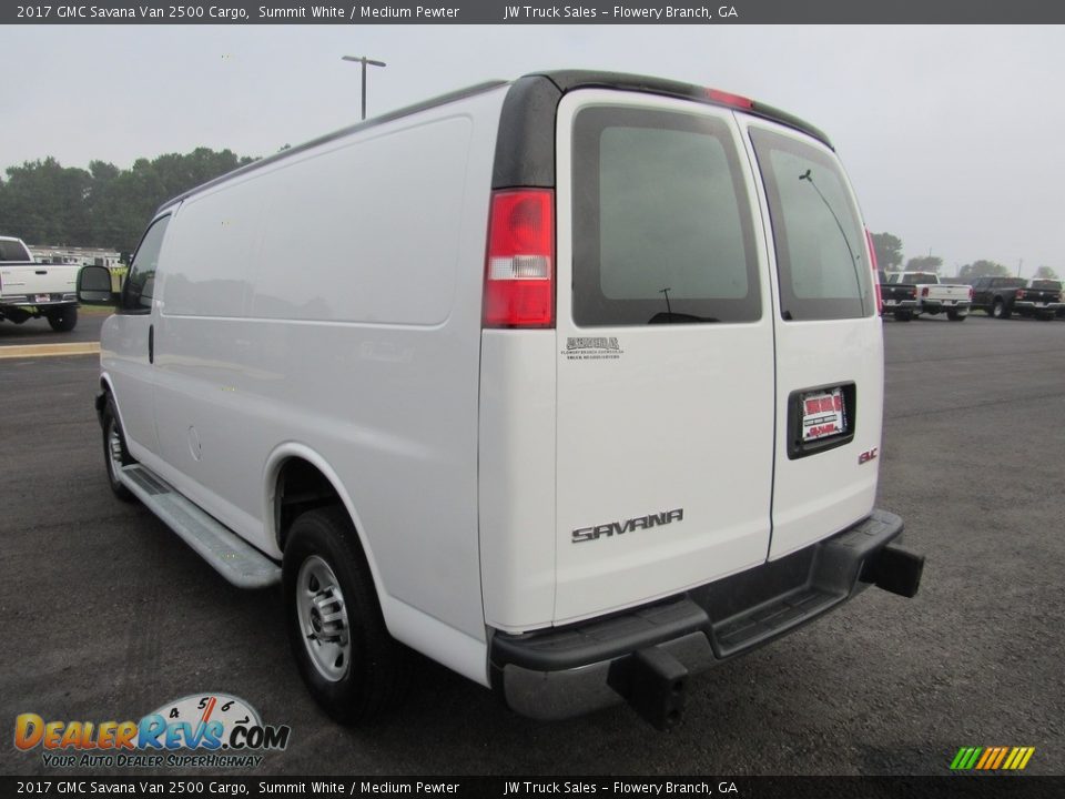 2017 GMC Savana Van 2500 Cargo Summit White / Medium Pewter Photo #3