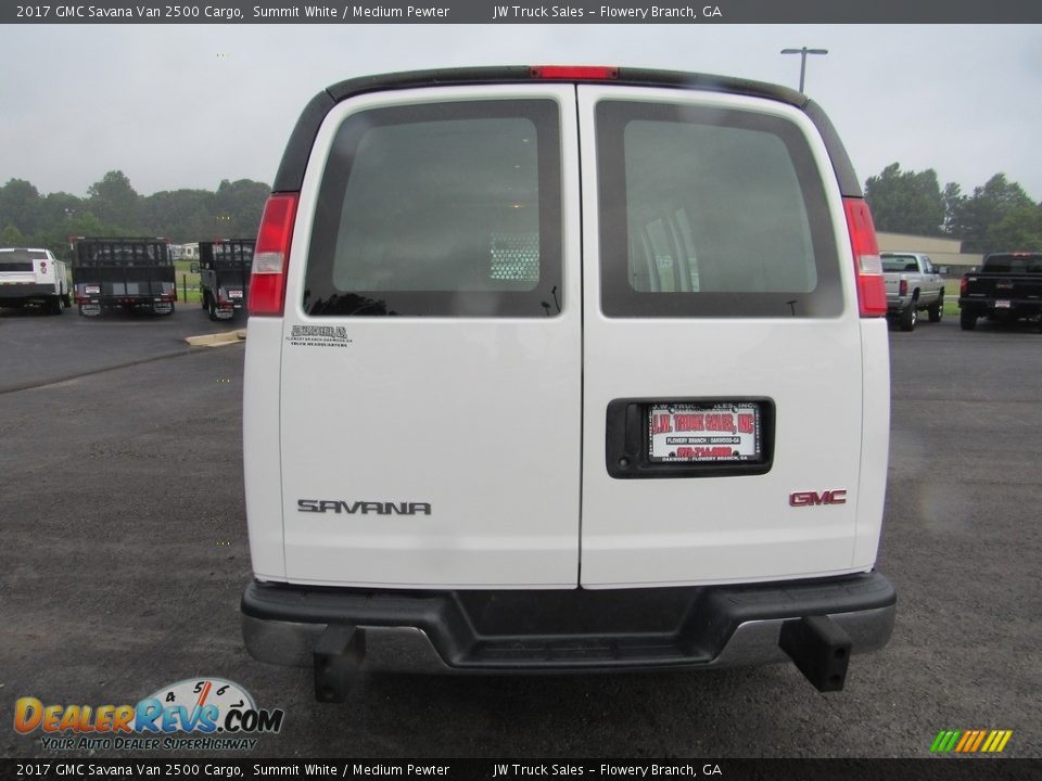 2017 GMC Savana Van 2500 Cargo Summit White / Medium Pewter Photo #4