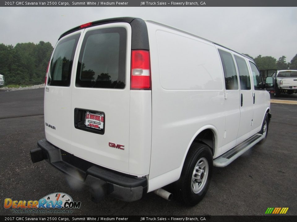 2017 GMC Savana Van 2500 Cargo Summit White / Medium Pewter Photo #5