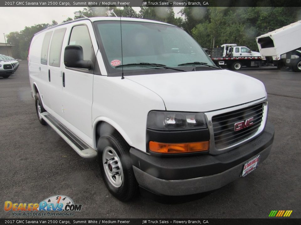 2017 GMC Savana Van 2500 Cargo Summit White / Medium Pewter Photo #7