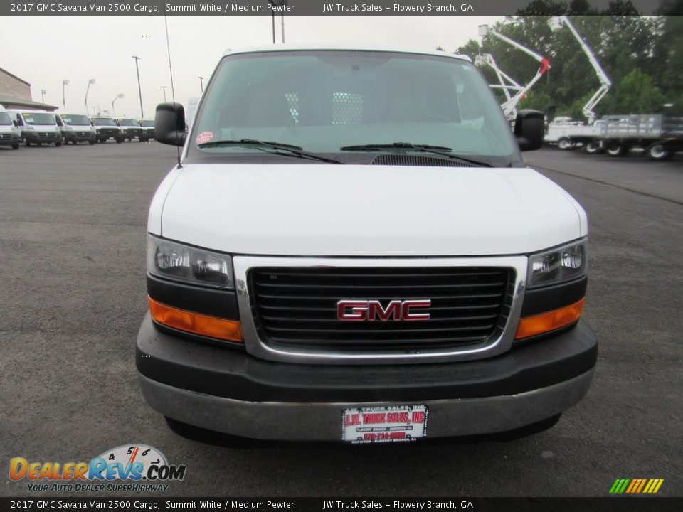 2017 GMC Savana Van 2500 Cargo Summit White / Medium Pewter Photo #8