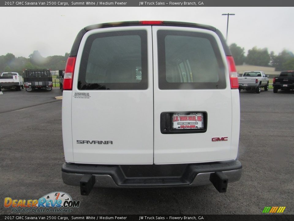2017 GMC Savana Van 2500 Cargo Summit White / Medium Pewter Photo #9