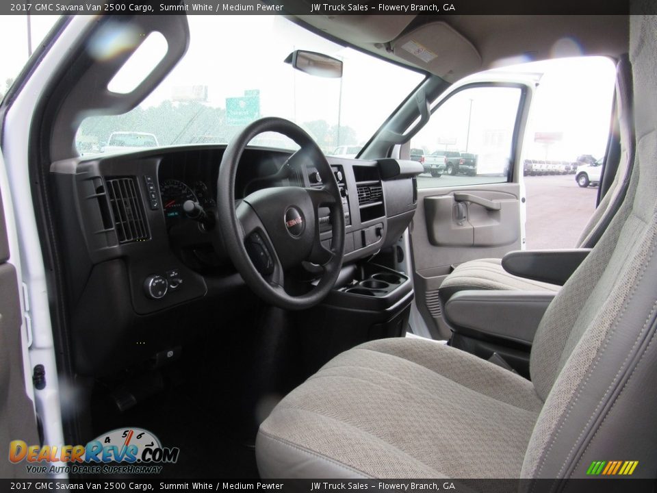 2017 GMC Savana Van 2500 Cargo Summit White / Medium Pewter Photo #26